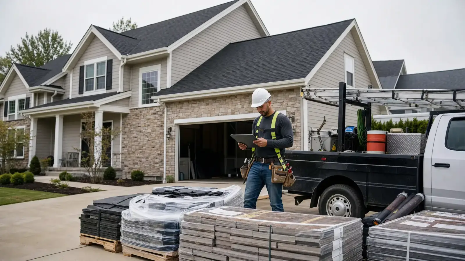 Professional Roofers at Work: Safety Steps That Protect Your Property