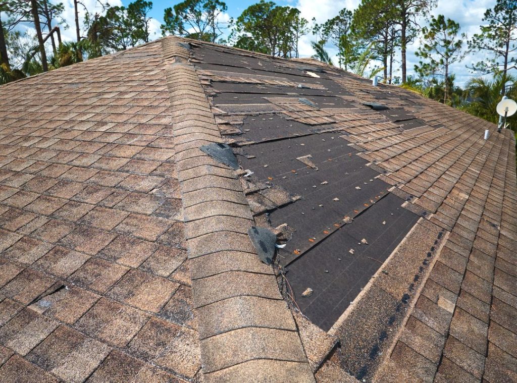 Roofing Wind Damage Repair